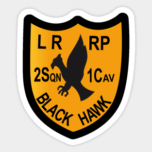 2nd Squadron, 1st Cav Regt  LRRP - Black Hawk Sticker